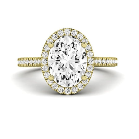 Mallow Oval Diamond Bridal Set (Lab Grown Igi Cert) yellowgold