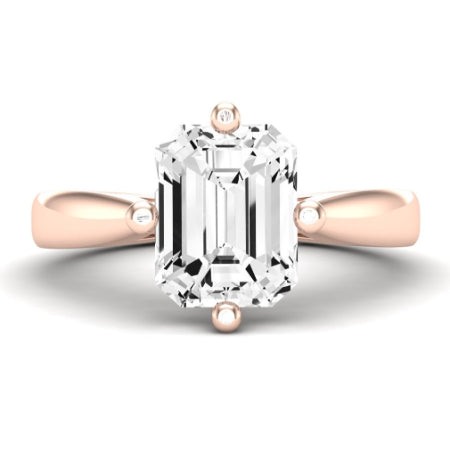 Gardenia Emerald Diamond Bridal Set (Lab Grown Igi Cert) rosegold