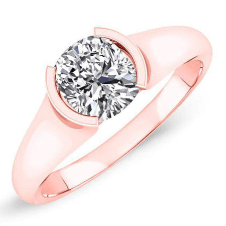 Jasmine Cushion Moissanite Engagement Ring rosegold