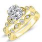 Laurel Moissanite Matching Band Only (engagement Ring Not Included) For Ring With Cushion Center yellowgold
