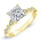 Marigold Princess Diamond Engagement Ring (Lab Grown Igi Cert) yellowgold