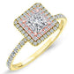 Juniper Princess Diamond Engagement Ring (Lab Grown Igi Cert) yellowgold
