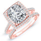 Aster - Cushion Lab Diamond Engagement Ring VS2 F (IGI Certified)
