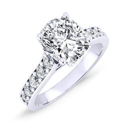 Calluna Cushion Diamond Engagement Ring (Lab Grown Igi Cert) whitegold