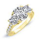 Marjoram Round Diamond Engagement Ring (Lab Grown Igi Cert) yellowgold