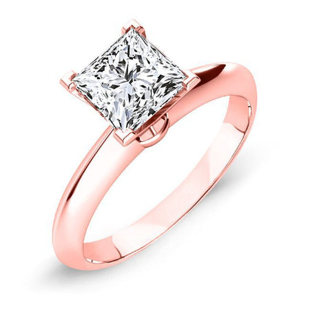 Senna Princess Diamond Engagement Ring (Lab Grown Igi Cert) rosegold