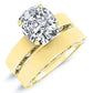 Acacia Moissanite Matching Band Only (engagement Ring Not Included) For Ring With Cushion Center yellowgold