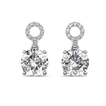 Sheryl Diamond Earrings (Clarity Enhanced) whitegold