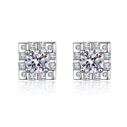 Mia Diamond Earrings (Clarity Enhanced) whitegold