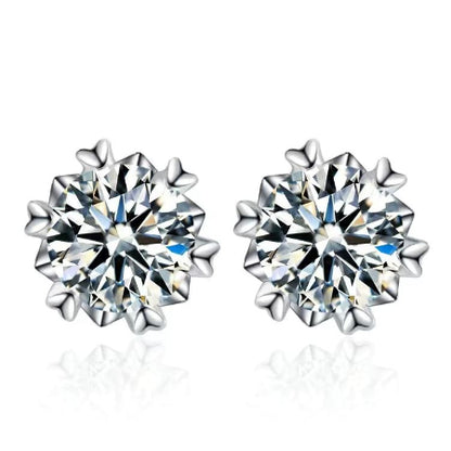 Skylar Diamond Earrings (Clarity Enhanced) whitegold