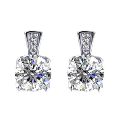 Londyn Diamond Earrings (Clarity Enhanced) whitegold
