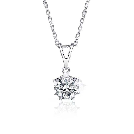 Carter Diamond Necklace (Clarity Enhanced) whitegold
