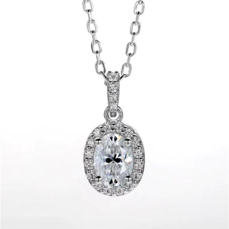 Barb Diamond Necklace (Clarity Enhanced) whitegold
