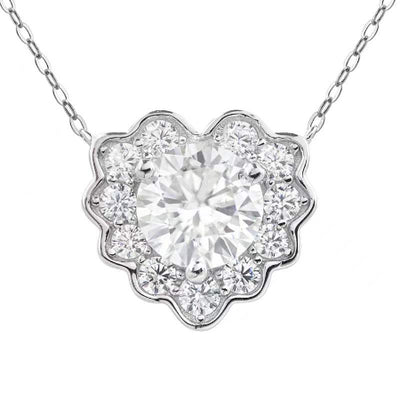 Nessa Diamond Necklace (Clarity Enhanced) whitegold