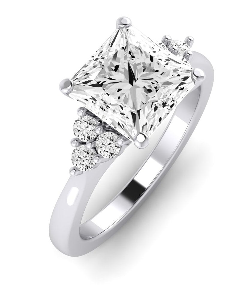 Alyssa Princess Diamond Engagement Ring (Lab Grown Igi Cert) whitegold