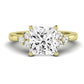 Alyssa Princess Diamond Engagement Ring (Lab Grown Igi Cert) yellowgold