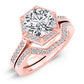 Anise Diamond Matching Band Only (engagement Ring Not Included) For Ring With Round Center rosegold
