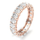 Sylvan Oval Cut Diamond Eternity Band (Clarity Enhanced) rosegold