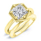 Aspen Moissanite Matching Band Only (engagement Ring Not Included) For Ring With Princess Center yellowgold