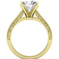 Astilbe Oval Diamond Engagement Ring (Lab Grown Igi Cert) yellowgold