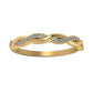 Cynthia Twisted Trendy Diamond Wedding Ring yellowgold