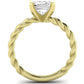 Balsam Emerald Diamond Engagement Ring (Lab Grown Igi Cert) yellowgold