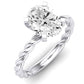 Balsam Oval Diamond Engagement Ring (Lab Grown Igi Cert) whitegold