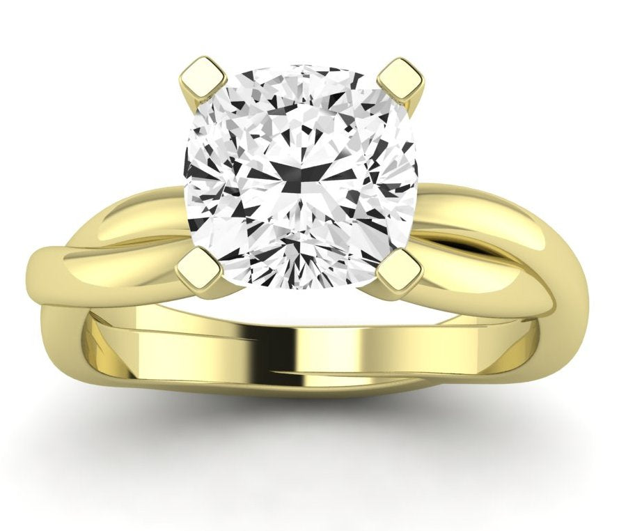 Baneberry - Cushion Lab Diamond Engagement Ring VS2 F (IGI Certified)