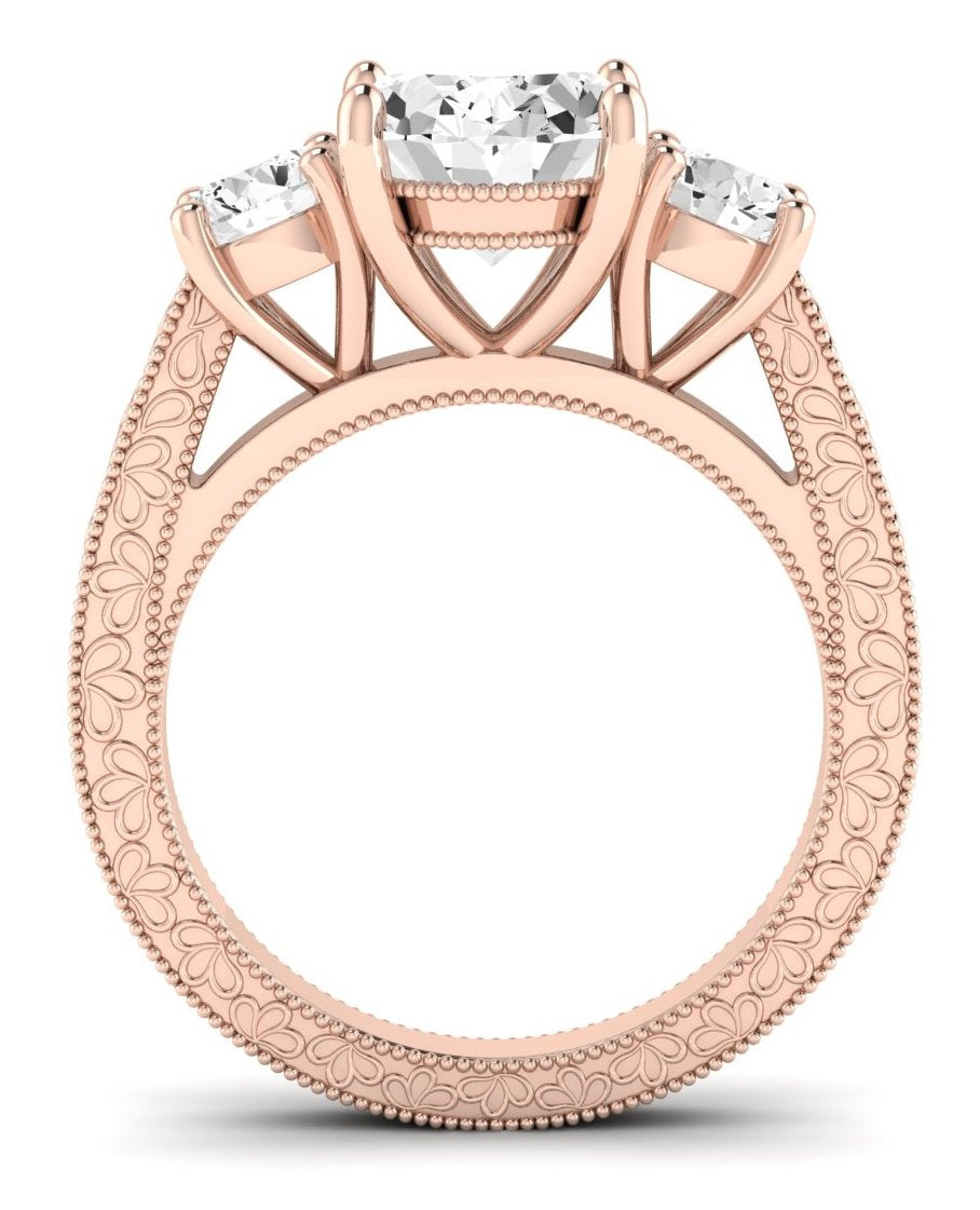 Belladonna Oval Diamond Engagement Ring (Lab Grown Igi Cert) rosegold