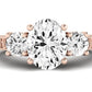 Belladonna Oval Diamond Engagement Ring (Lab Grown Igi Cert) rosegold