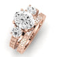 Belladonna Diamond Matching Band Only (does Not Include Engagement Ring) For Ring With Oval Center rosegold