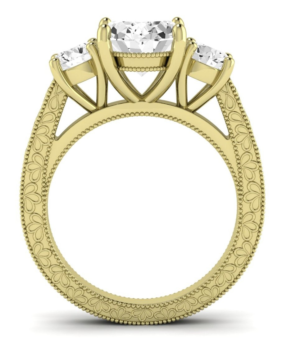 Belladonna Oval Diamond Engagement Ring (Lab Grown Igi Cert) yellowgold