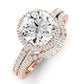 Bergenia Diamond Matching Band Only (does Not Include Engagement Ring ) For Ring With Round Center rosegold