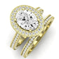 Buttercup Moissanite Matching Band Only (does Not Include Engagement Ring)  For Ring With Oval Center yellowgold