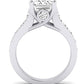 Calluna Emerald Diamond Engagement Ring (Lab Grown Igi Cert) whitegold