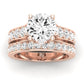 Calluna Moissanite Matching Band Only (does Not Include Engagement Ring) For Ring With Round Center rosegold