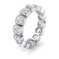 Terra Cushion Cut Diamond Eternity Band (Clarity Enhanced)  whitegold