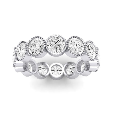 Terra Round Cut Diamond Eternity Band (Clarity Enhanced) whitegold