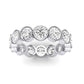 Terra Round Cut Diamond Eternity Band (Clarity Enhanced) whitegold