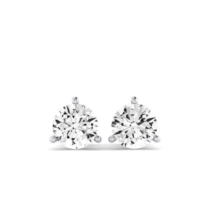 Alder Martini Diamond Stud Earrings whitegold