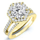 Cypress Diamond Matching Band Only (engagement Ring Not Included) For Ring With Round Center yellowgold