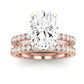 Dahlia Diamond Matching Band Only (engagement Ring Not Included) For Ring With Oval Center rosegold