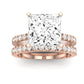 Dahlia Diamond Matching Band Only (engagement Ring Not Included) For Ring With Princess Center rosegold