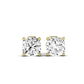 Elowen Cushion Cut Diamond Stud Earrings (Clarity Enhanced) yellowgold