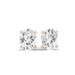 Elowen Oval Cut Diamond Stud Earrings (Clarity Enhanced) rosegold