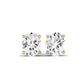 Elowen Oval Cut Diamond Stud Earrings (Clarity Enhanced) yellowgold