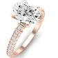 Daphne Oval Diamond Engagement Ring (Lab Grown Igi Cert) rosegold
