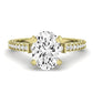 Daphne Oval Diamond Engagement Ring (Lab Grown Igi Cert) yellowgold