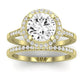 Desert Rose Diamond Matching Band Only (engagement Ring Not Included) For Ring With Round Center yellowgold
