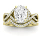 Dianella Diamond Matching Band Only (does Not Include Engagement Ring)  For Ring With Oval Center yellowgold